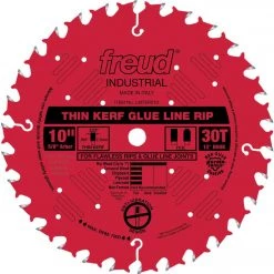 Freud Industrial 10 In. 30-Tooth Glue Line Rip Circular Saw Blade