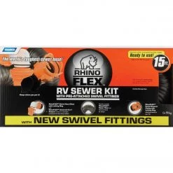 Camco 15 Ft. RhinoFlex RV Sewer Kit -Valspar Online store ItemImage 576898 q5weyr g3vyq0 drnrap