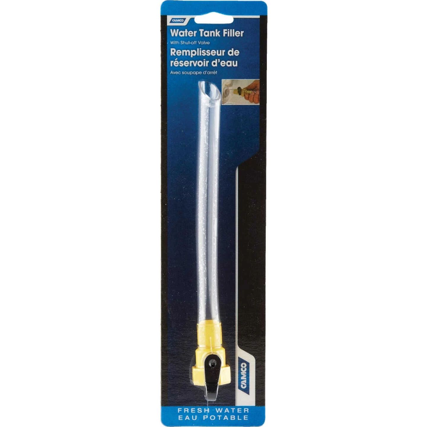 Camco 5/8 In. Fill Tube RV Fresh Water Filler 4 Camco 5/8 In. Fill Tube RV Fresh Water Filler - Image 2