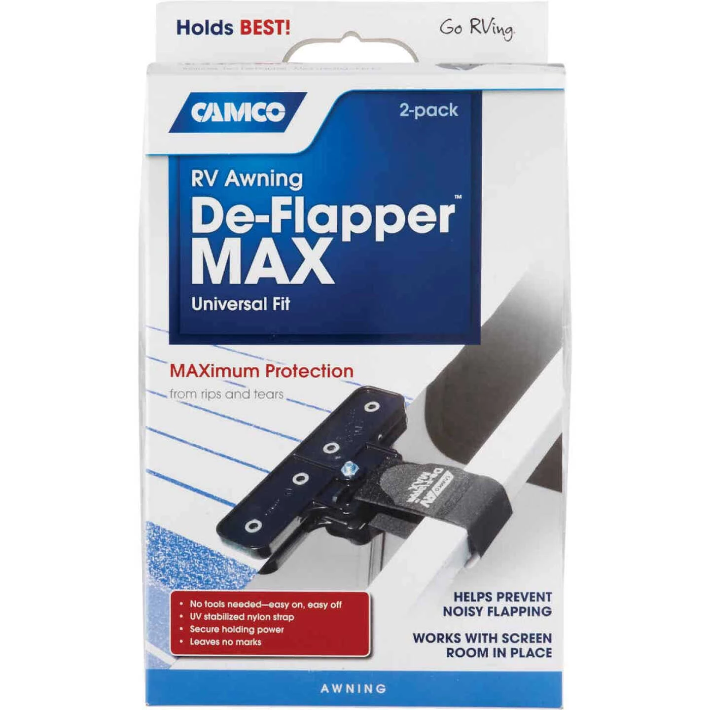 Camco Plastic RV De-Flapper Awning Strap, (2-Pack) 6 Camco Plastic RV De-Flapper Awning Strap, (2-Pack) - Image 4