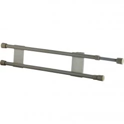 Camco Extends 16 In. To 28 In. White Refrigerator RV Storage Bar
