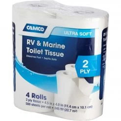 Camco RV & Marine 2-Ply Toilet Paper (4 Regular Rolls) 6 Camco RV & Marine 2-Ply Toilet Paper (4 Regular Rolls) -Valspar Online store ItemImage 579858 q5wf9l 6gtu54 du6b6z