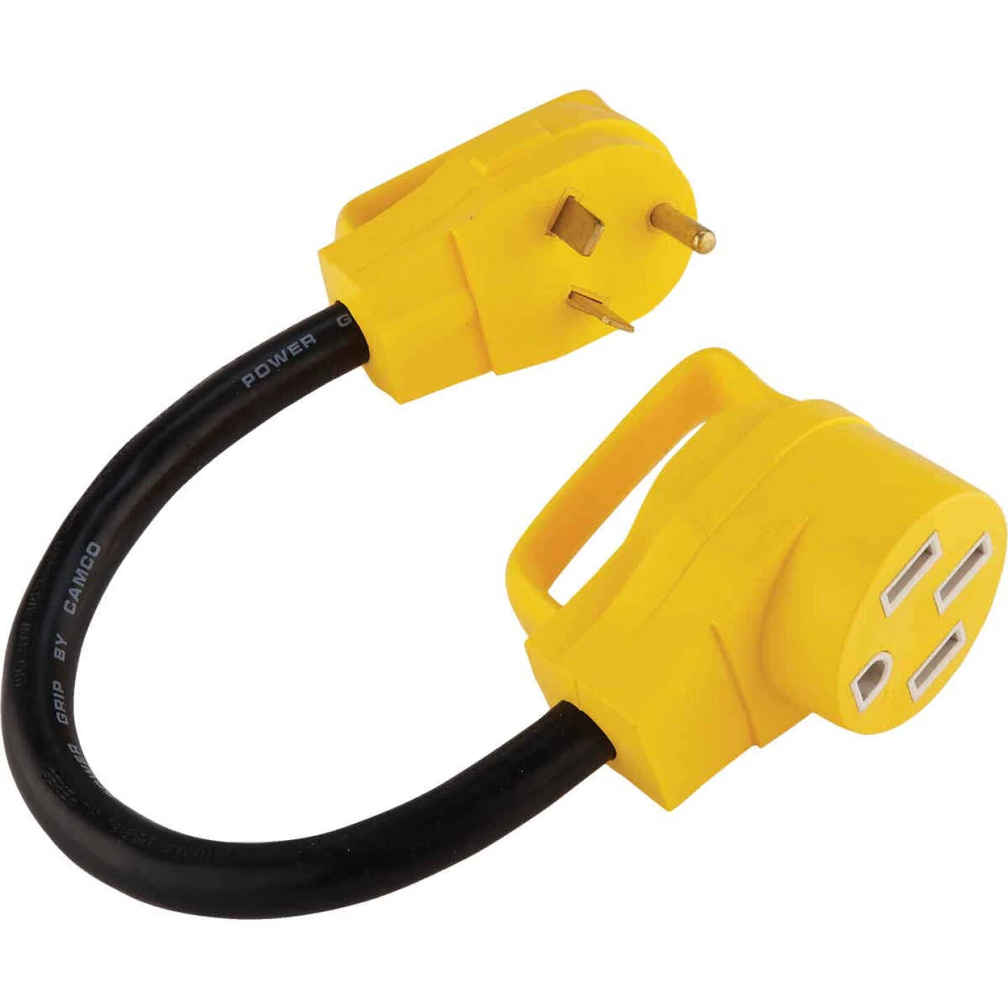 Camco PowerGrip 30A/50A Dogbone RV Power Cord Adapter 3 Camco PowerGrip 30A/50A Dogbone RV Power Cord Adapter