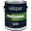 Valspar Professional 100% Acrylic Satin Exterior House Paint, High-Hiding White, 1 Gal. -Valspar Online store ItemImage 771080 q5wzo8 fy1hk8 c7en7m
