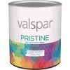 Valspar Pristine 100% Acrylic Paint & Primer Satin Interior Wall Paint, White, 1 Qt. -Valspar Online store ItemImage 771117 q5wzph bmnpsg frq1i6