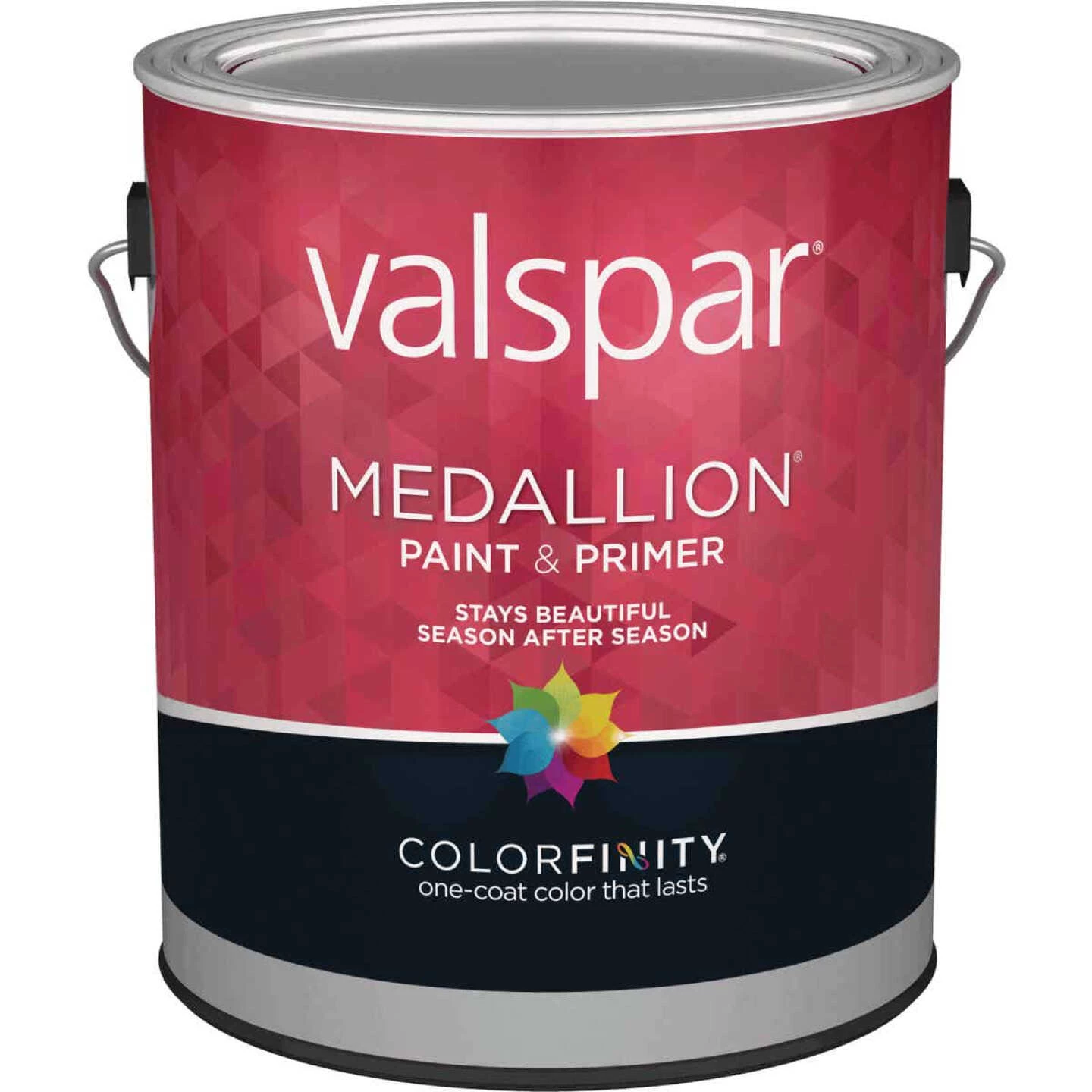Valspar Medallion 100% Acrylic Paint & Primer Flat Exterior House Paint, White, 1 Gal. 3 Valspar Medallion 100% Acrylic Paint & Primer Flat Exterior House Paint, White, 1 Gal.