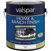 Valspar Exterior Latex Self Priming Flat Home And Ranch Finish, White, 1 Gal. -Valspar Online store ItemImage 773362 q5x1cw za28 be2om9