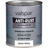Valspar Anti-Rust Oil-Based Gloss Armor Rust Control Enamel, White, 1 Qt. 2 Valspar Anti-Rust Oil-Based Gloss Armor Rust Control Enamel, White, 1 Qt. -Valspar Online store ItemImage 776035 q5x1tw fth2kw 4rdloq