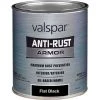 Valspar Anti-Rust Oil-Based Flat Armor Rust Control Enamel, Black, 1 Qt. 2 Valspar Anti-Rust Oil-Based Flat Armor Rust Control Enamel, Black, 1 Qt. -Valspar Online store ItemImage 776127 q5x1ul djrl28 e673um