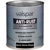 Valspar Anti-Rust Oil-Based Semi-Gloss Armor Rust Control Enamel, Black, 1 Qt. 2 Valspar Anti-Rust Oil-Based Semi-Gloss Armor Rust Control Enamel, Black, 1 Qt. -Valspar Online store ItemImage 781510 q5x2t6 dd86iw 53vo04