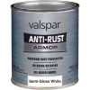 Valspar Anti-Rust Oil-Based Semi-Gloss Armor Rust Control Enamel, White, 1 Qt. -Valspar Online store ItemImage 781527 q5x2t9 dmlozk 872tnn