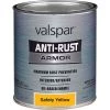 Valspar Oil-Based Gloss Anti-Rust Armor Safety Color Rust Control Enamel, Safety Yellow, 1 Qt. 1 Valspar Oil-Based Gloss Anti-Rust Armor Safety Color Rust Control Enamel, Safety Yellow, 1 Qt. -Valspar Online store ItemImage 787789 q5x3z5 3hpmu8 2savwn
