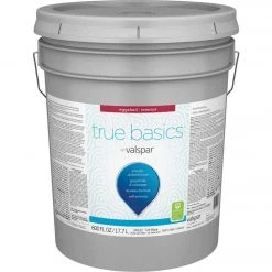 True Basics By Valspar Eggshell Interior Paint, 5 Gal. Tint Base