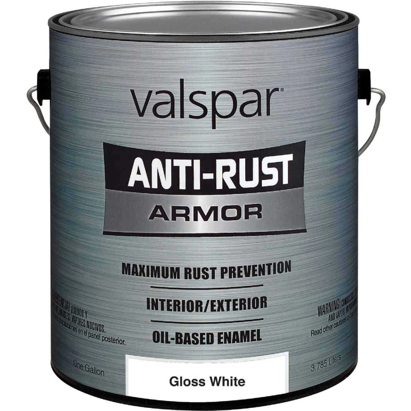 Valspar Anti-Rust Oil-Based Gloss Armor Rust Control Enamel, White, 1 Gal. 3 Valspar Anti-Rust Oil-Based Gloss Armor Rust Control Enamel, White, 1 Gal.