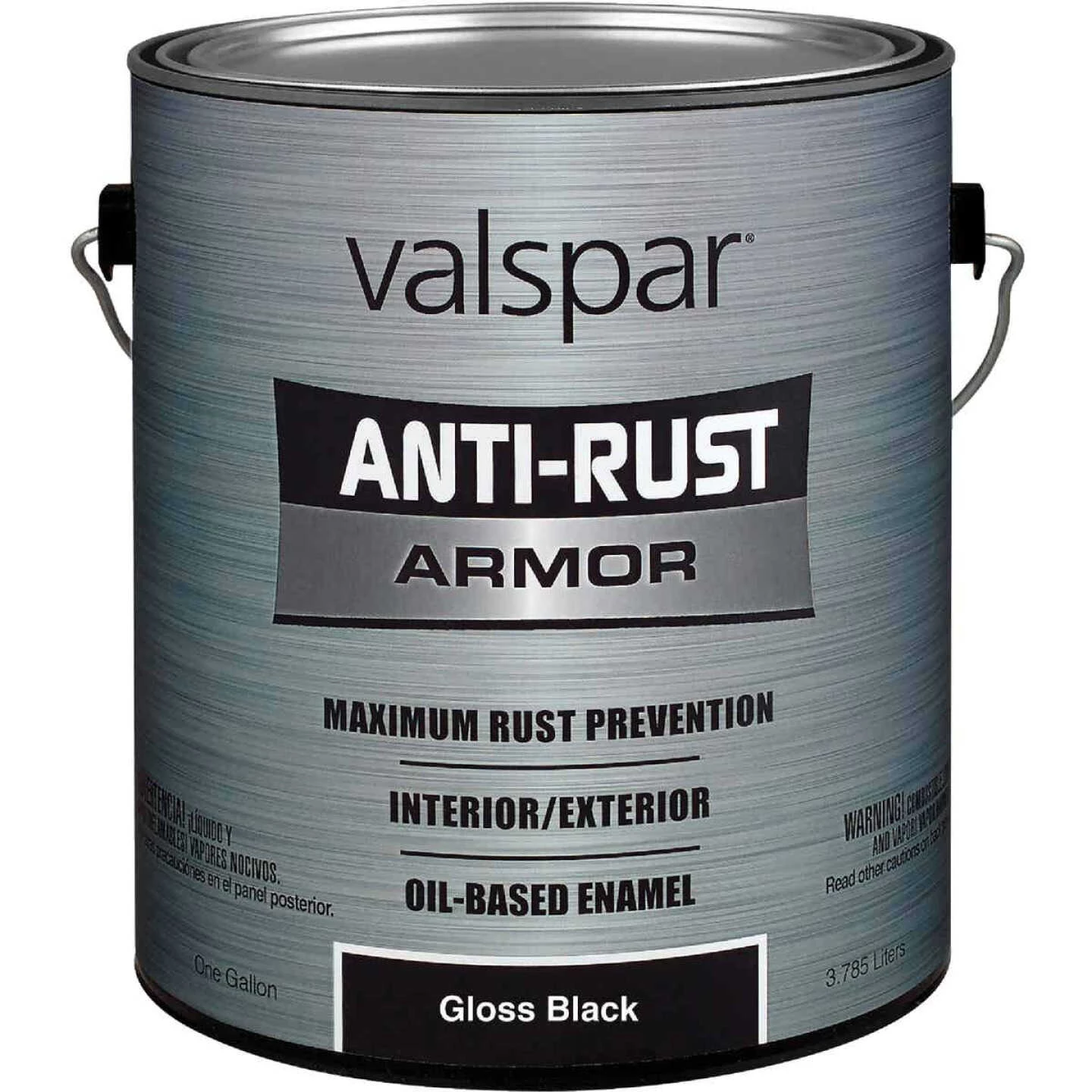 Valspar Anti-Rust Oil-Based Gloss Armor Rust Control Enamel, Black, 1 Gal. 3 Valspar Anti-Rust Oil-Based Gloss Armor Rust Control Enamel, Black, 1 Gal.