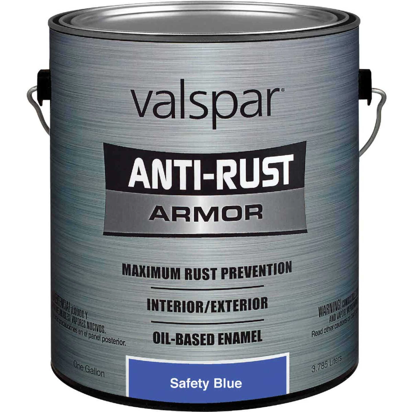 Valspar Oil-Based Gloss Anti-Rust Armor Safety Color Rust Control Enamel, Safety Blue, 1 Gal. 3 Valspar Oil-Based Gloss Anti-Rust Armor Safety Color Rust Control Enamel, Safety Blue, 1 Gal.