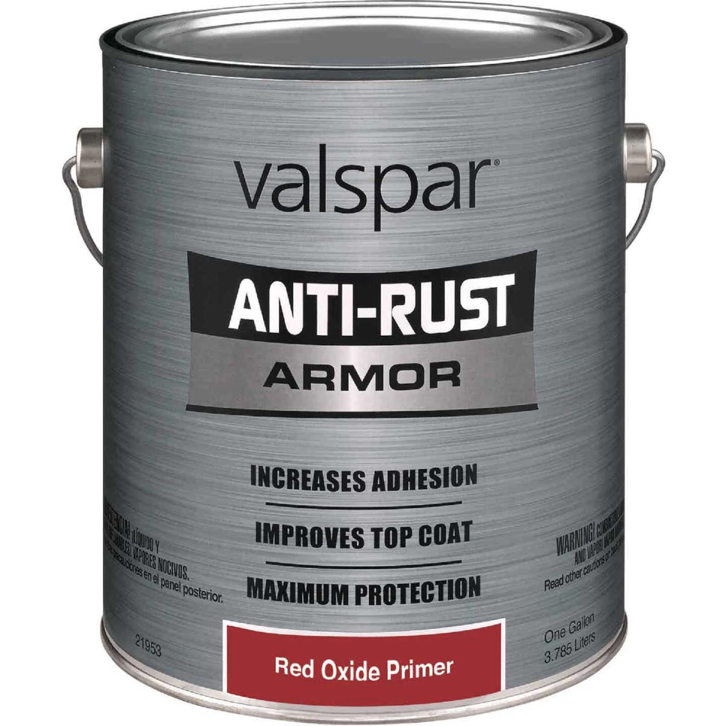 Valspar Anti Rust Primer, Red Oxide, 1 Gal. 3 Valspar Anti Rust Primer, Red Oxide, 1 Gal.