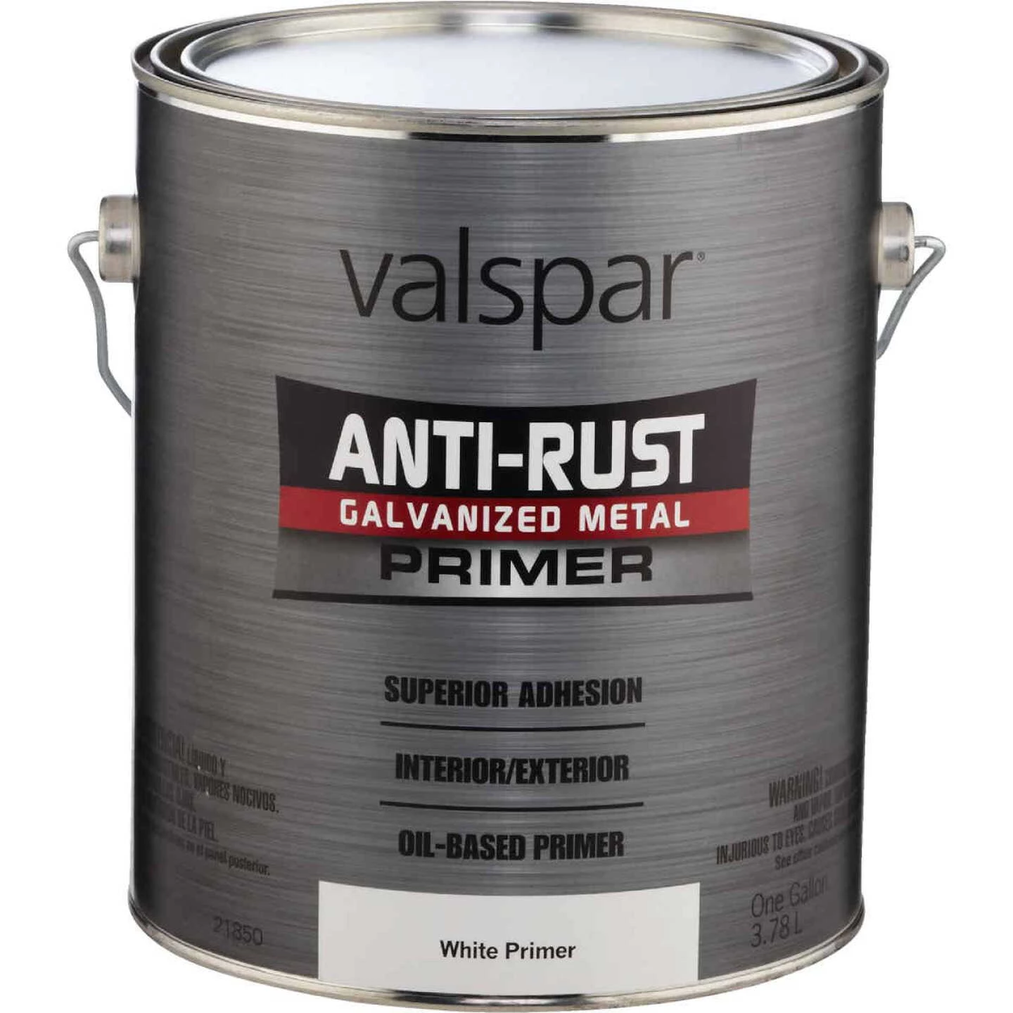 Valspar Anti-Rust Galvanized Metal Primer, White, 1 Gal. 3 Valspar Anti-Rust Galvanized Metal Primer, White, 1 Gal.
