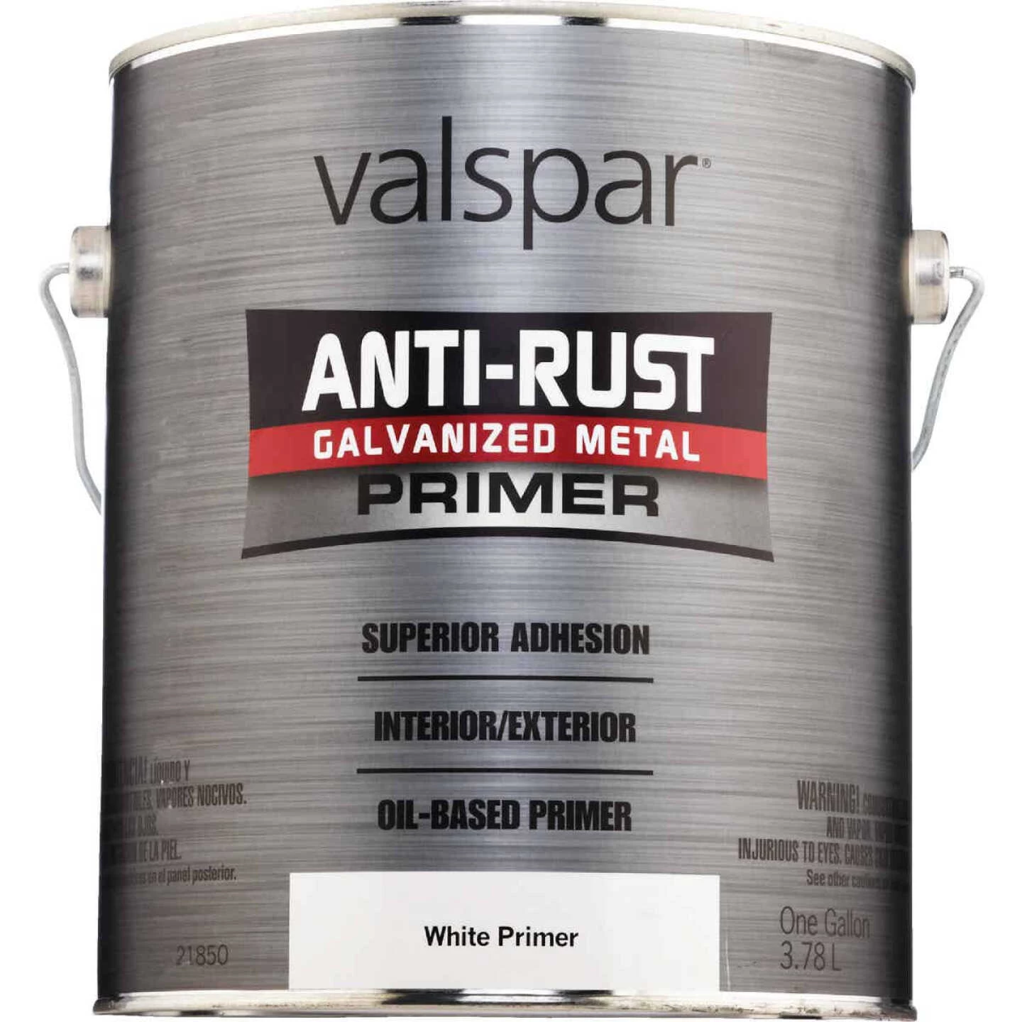 Valspar Anti-Rust Galvanized Metal Primer, White, 1 Gal. 4 Valspar Anti-Rust Galvanized Metal Primer, White, 1 Gal. - Image 2