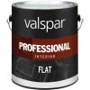 Valspar Professional Latex Flat Interior Wall Paint, High Hide White, 1 Gal. -Valspar Online store ItemImage 793614 q5x52f d4udk0 fnnwxz