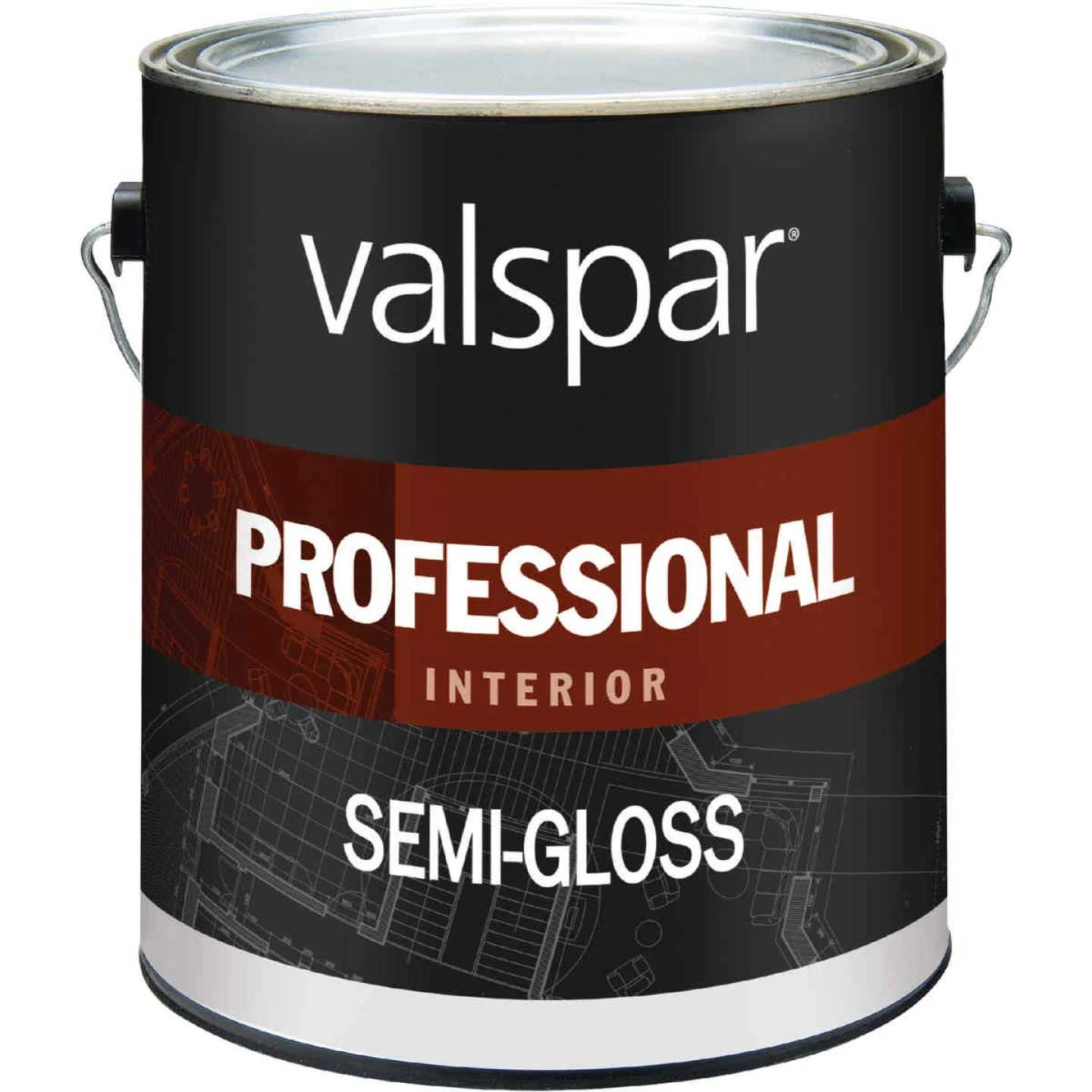Valspar Professional Latex Semi-Gloss Interior Wall Paint, High Hide White, 1 Gal. 3 Valspar Professional Latex Semi-Gloss Interior Wall Paint, High Hide White, 1 Gal.