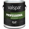Valspar Professional 100% Acrylic Flat Exterior House Paint, White, 1 Gal. 2 Valspar Professional 100% Acrylic Flat Exterior House Paint, White, 1 Gal. -Valspar Online store ItemImage 793929 q5x54j 3f6ox4 4c95xm