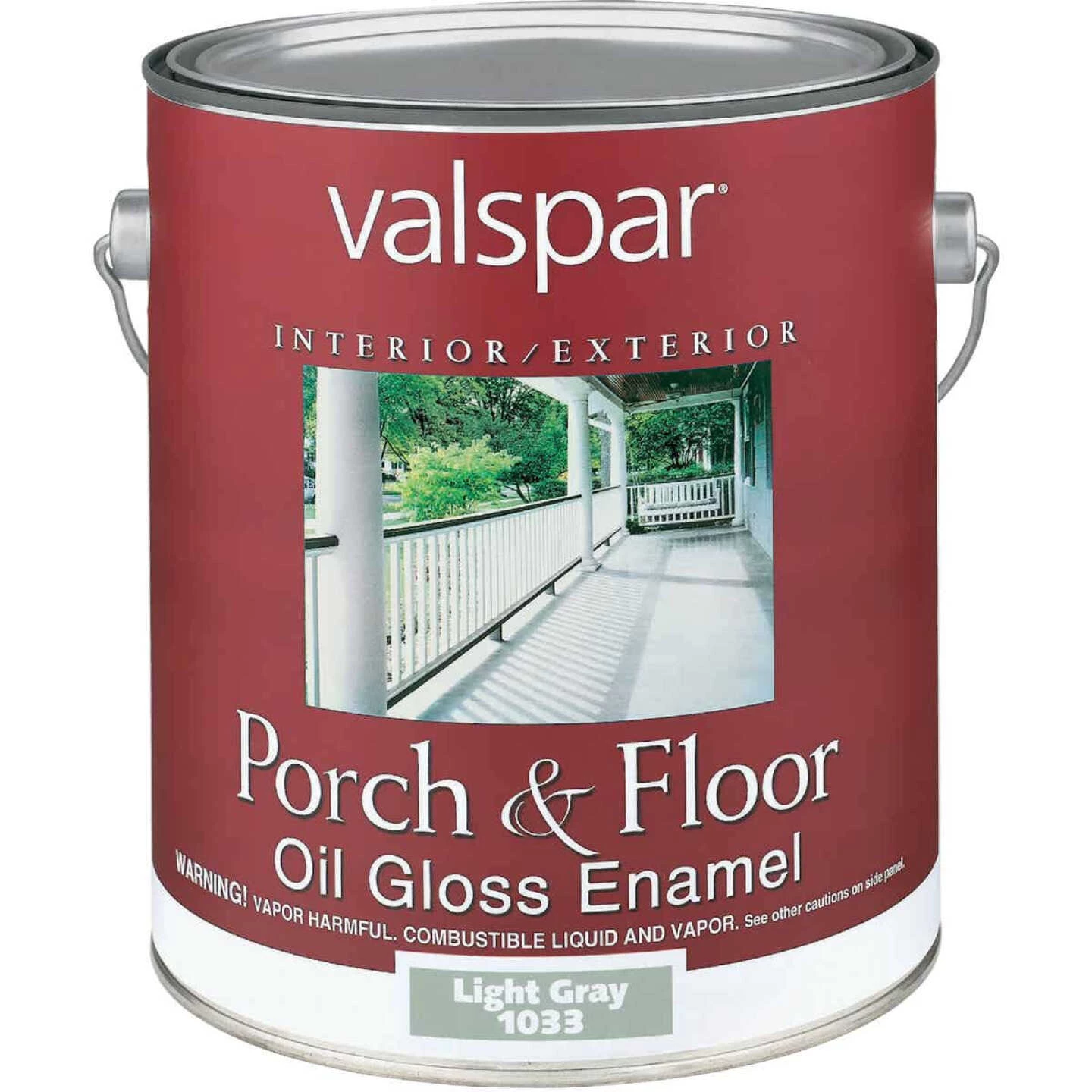 Valspar 1 Gal. Light Gray Oil Based Gloss Porch & Floor Enamel 3 Valspar 1 Gal. Light Gray Oil Based Gloss Porch & Floor Enamel