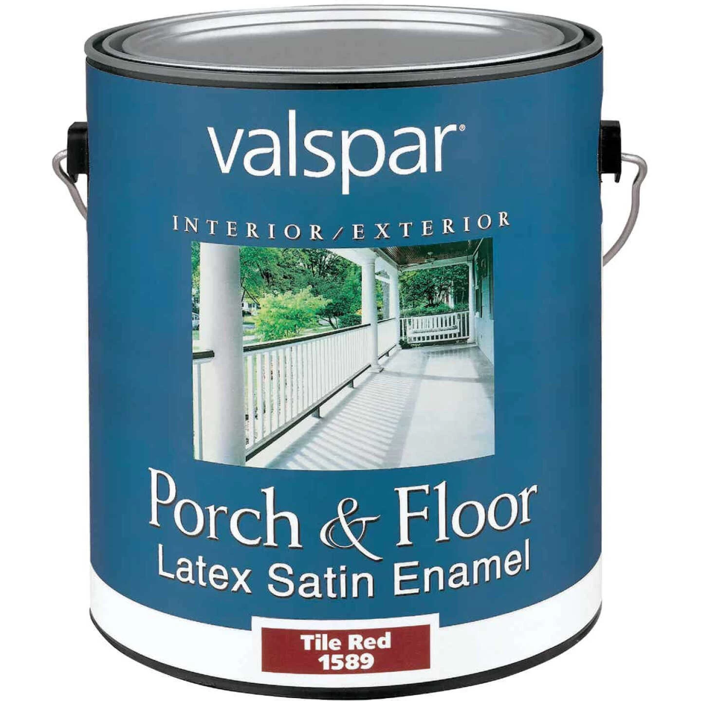Valspar 1 Gal. Tile Red Self Priming Latex Satin Porch & Floor Enamel 3 Valspar 1 Gal. Tile Red Self Priming Latex Satin Porch & Floor Enamel