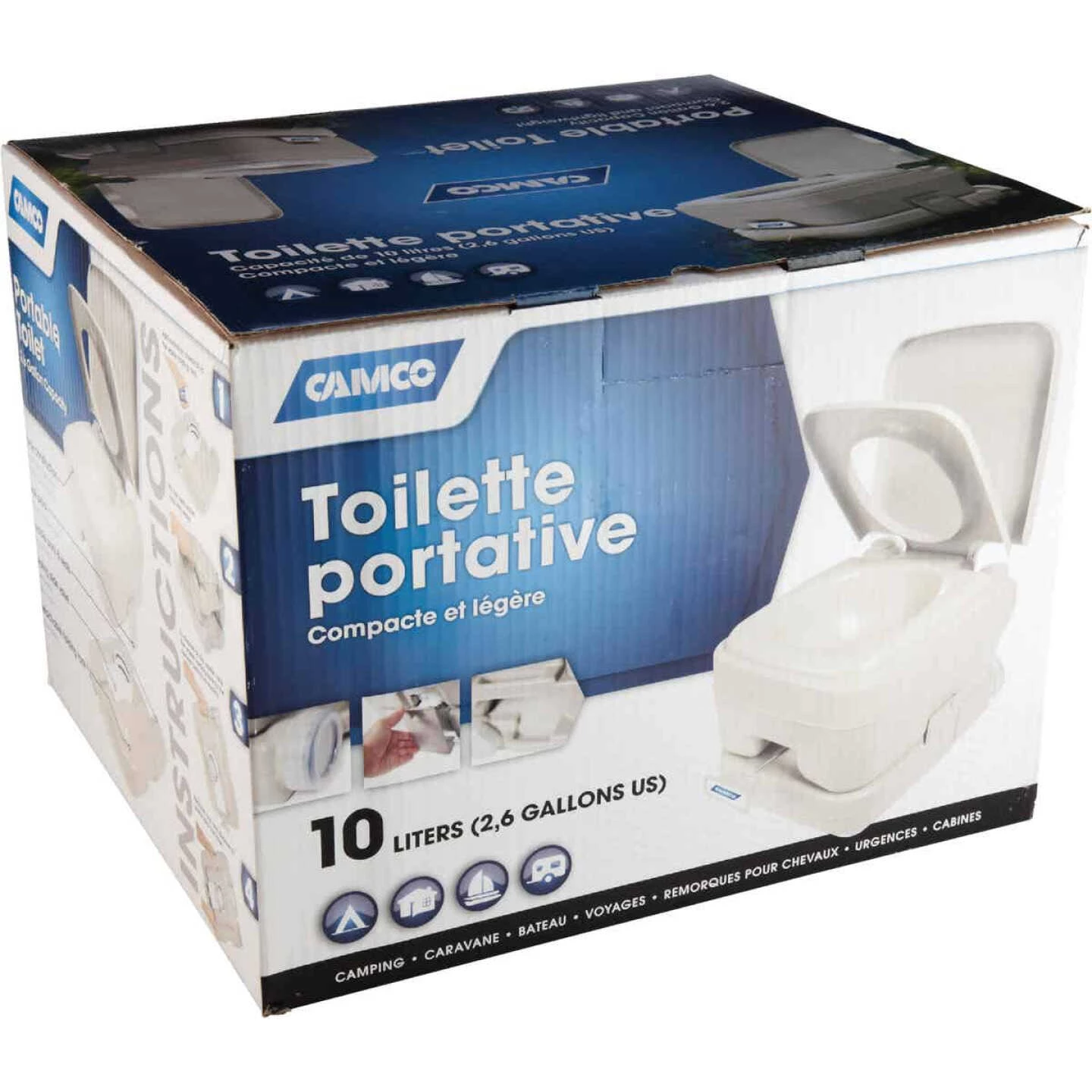 Camco 2.6 Gal. Portable Toilet 3 Camco 2.6 Gal. Portable Toilet - Image 2